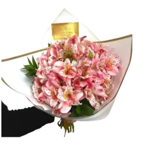 Ramo de Astromelias rosadas